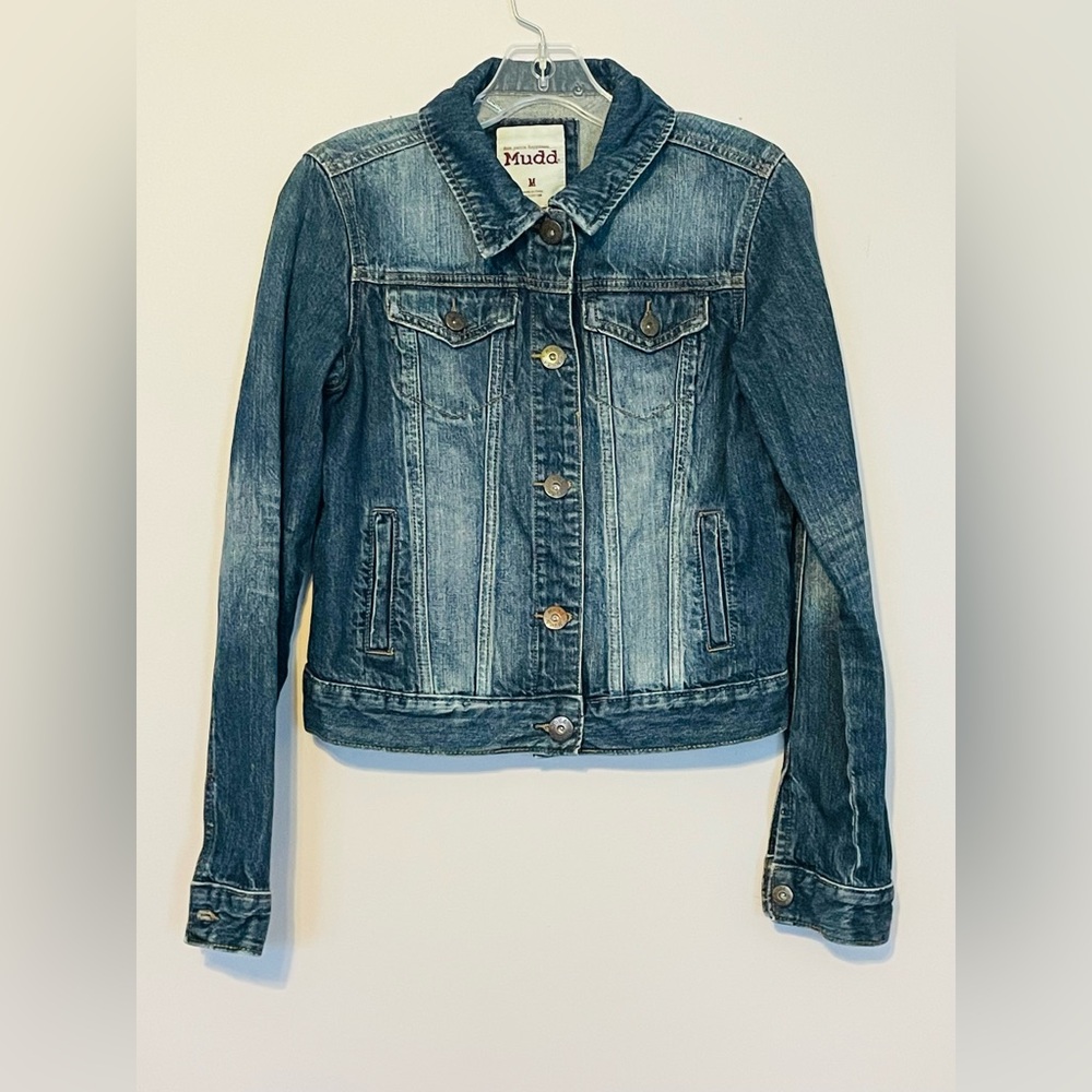 Mudd Women's Blue Denim Jean Jacket size M